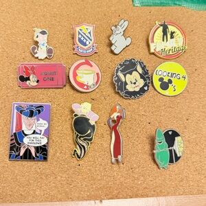 Authentic Disney Miscellaneous Set of 12 Pins